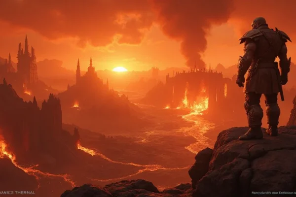 Ilustracija iz video igre DOOM Eternal