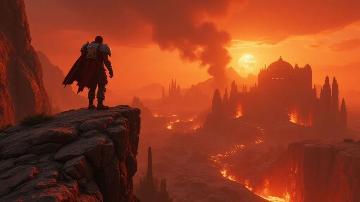 Ilustracija iz video igre DOOM Eternal