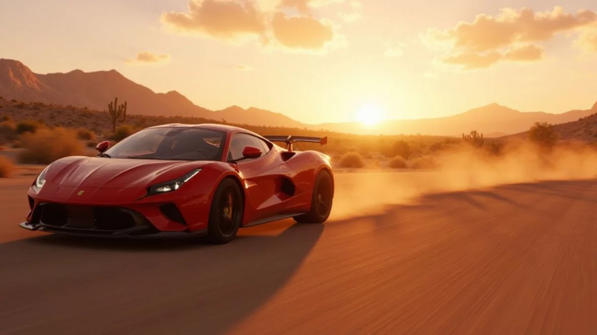 Ilustracija iz video igre Forza Horizon 5