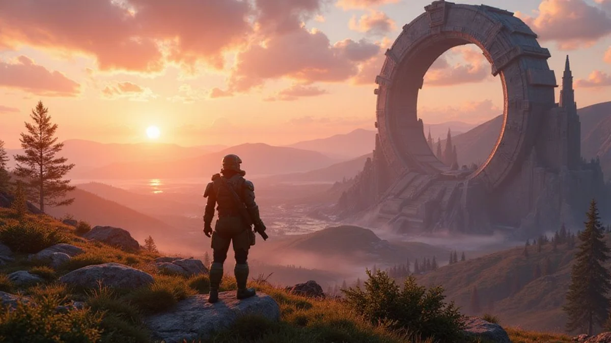 Ilustracija iz video igre Halo Infinite