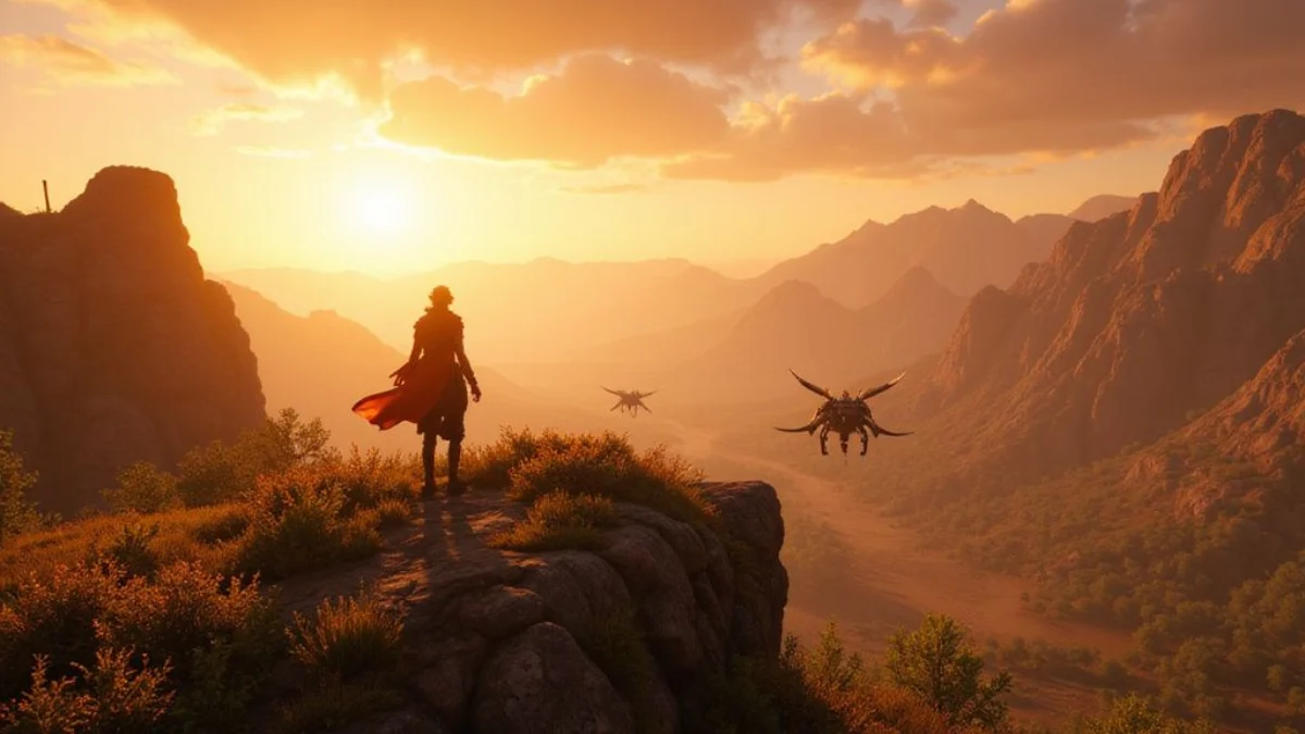 Ilustracija iz video igre Horizon Forbidden West