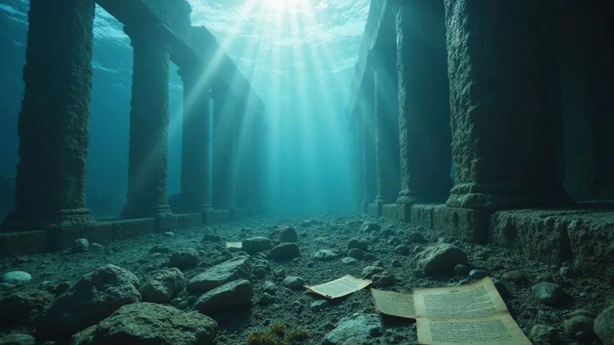 Ilustracija misterija: Izgubljeni grad Atlantida