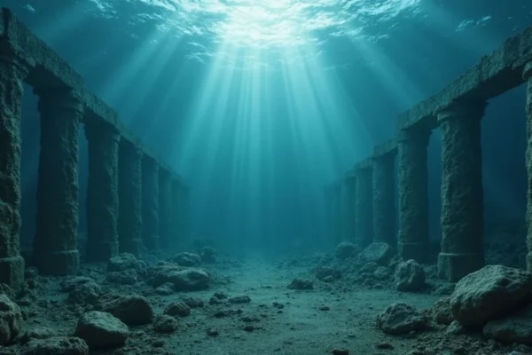 Ilustracija misterija: Izgubljeni grad Atlantida