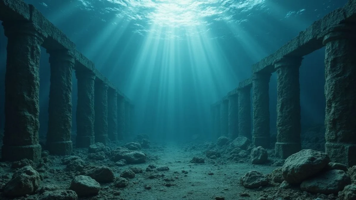 Ilustracija misterija: Izgubljeni grad Atlantida