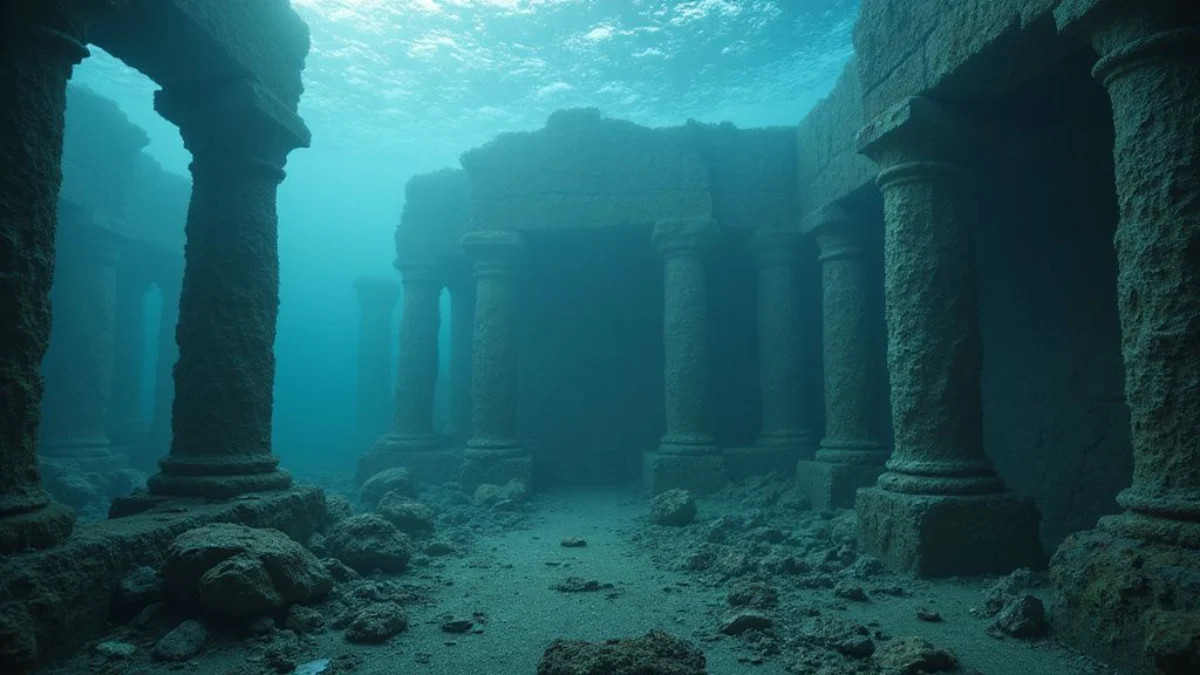 Ilustracija misterija: Izgubljeni grad Atlantida