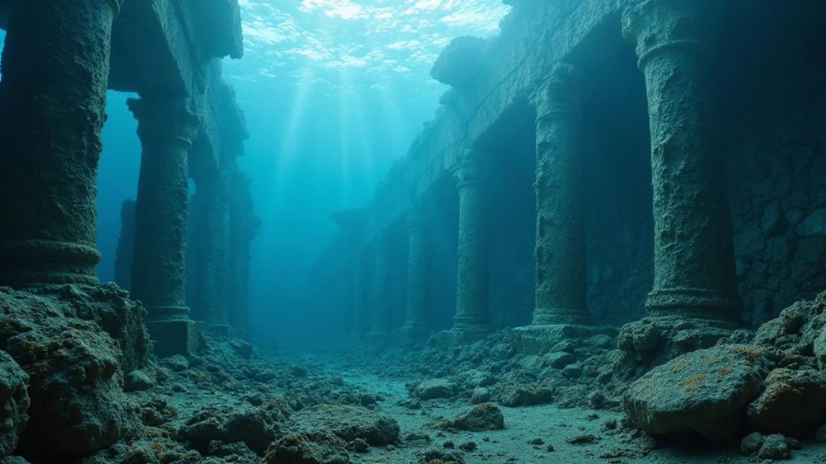 Ilustracija misterija: Izgubljeni grad Atlantida
