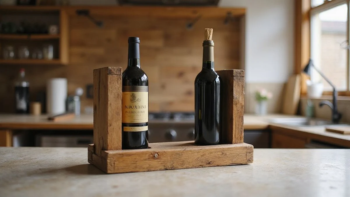 📏 Korak po korak: Glavni proces rada za Izrada drvenog stalka za vino od recikliranog drveta