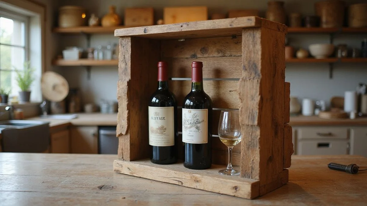 ✨ Dugotrajni rezultati: Savjeti za održavanje i Izrada drvenog stalka za vino od recikliranog drveta