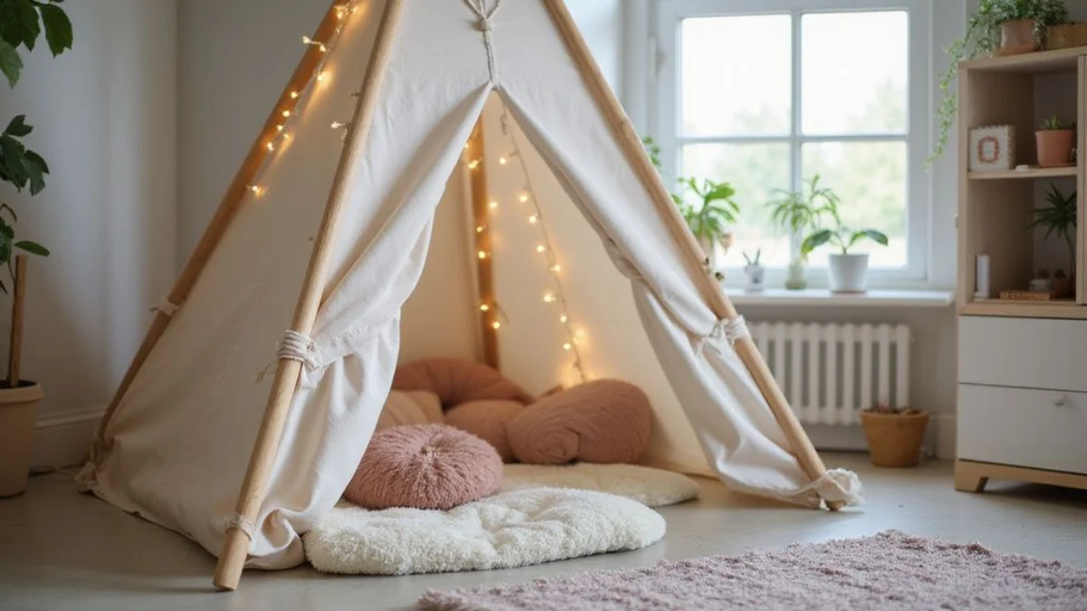 🛠️ Priprema za rad: Što vam je sve potrebno za Kako napraviti dječji šator (teepee) za igru u zatvorenom