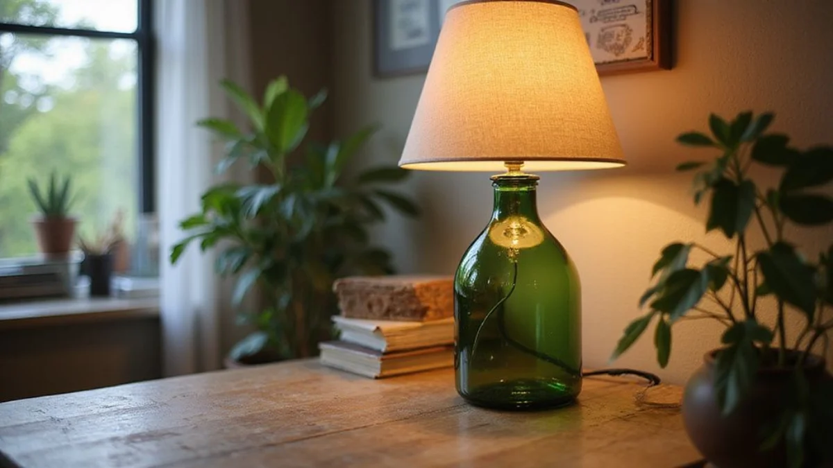 📏 Korak po korak: Glavni proces rada za Kako napraviti unikatnu lampu od starih staklenih boca