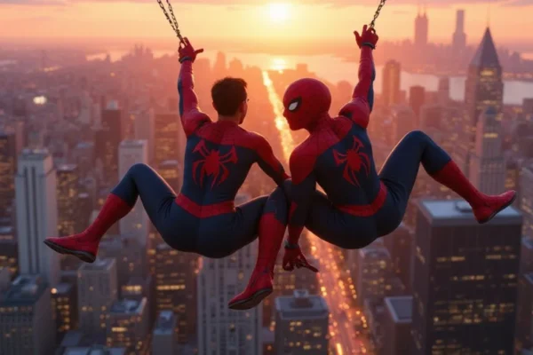 Ilustracija iz video igre Marvel's Spider-Man 2