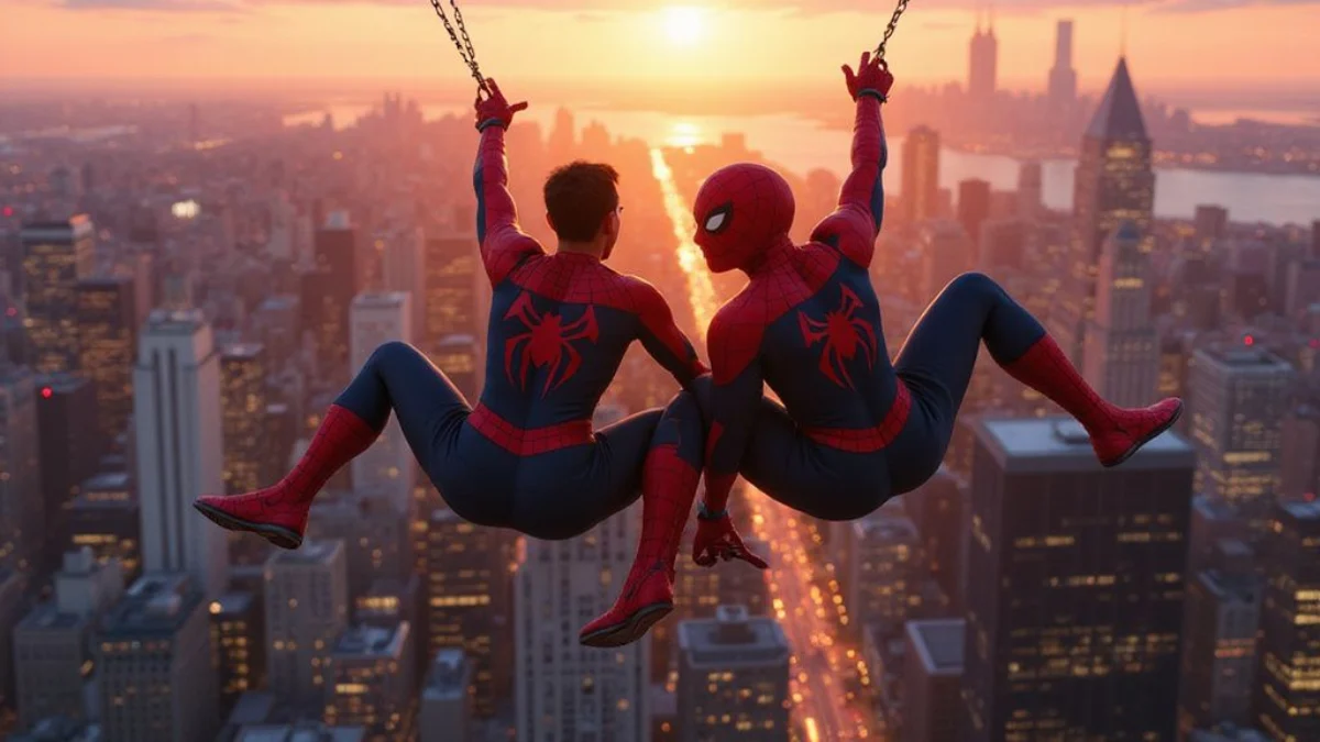 Ilustracija iz video igre Marvel's Spider-Man 2