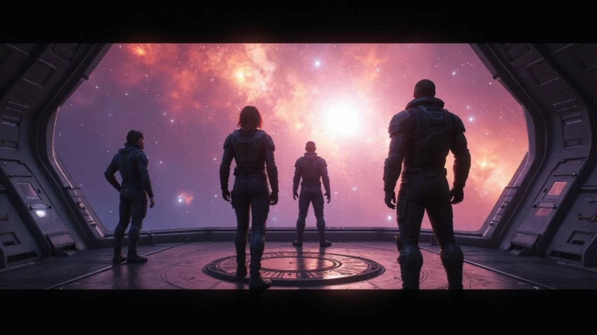 Ilustracija iz video igre Mass Effect Legendary Edition