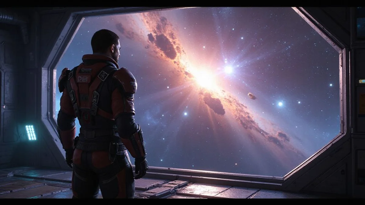 Ilustracija iz video igre Mass Effect Legendary Edition