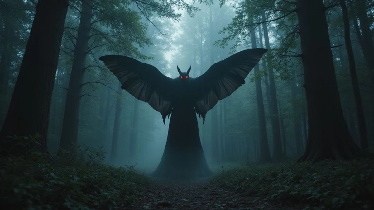 Ilustracija misterija: Mothman (Čovjek-moljac)