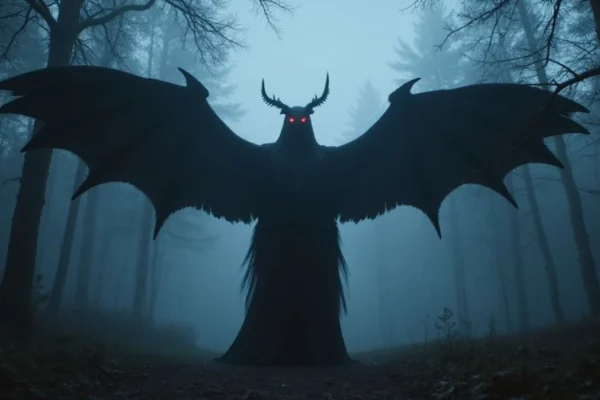 Ilustracija misterija: Mothman (Čovjek-moljac)