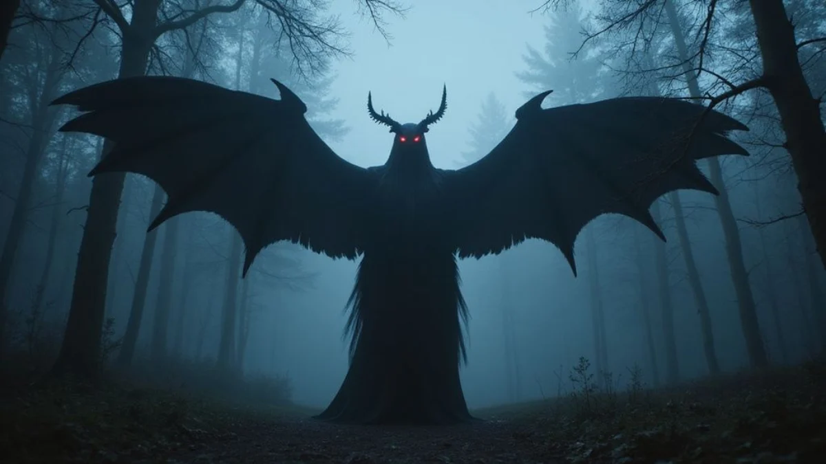 Ilustracija misterija: Mothman (Čovjek-moljac)