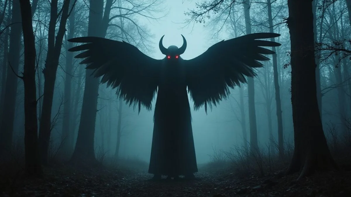 Ilustracija misterija: Mothman (Čovjek-moljac)