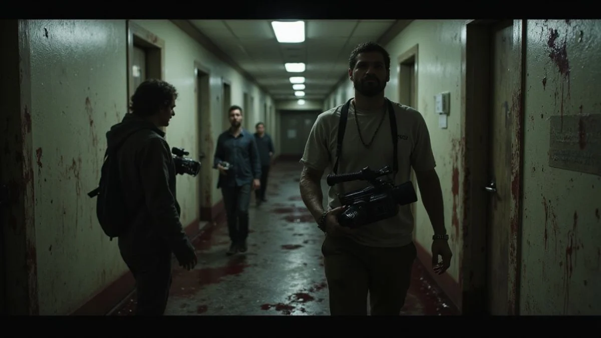 Ilustracija iz video igre Outlast