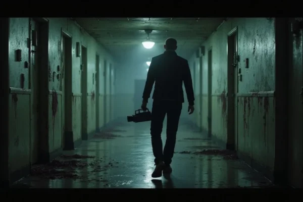 Ilustracija iz video igre Outlast
