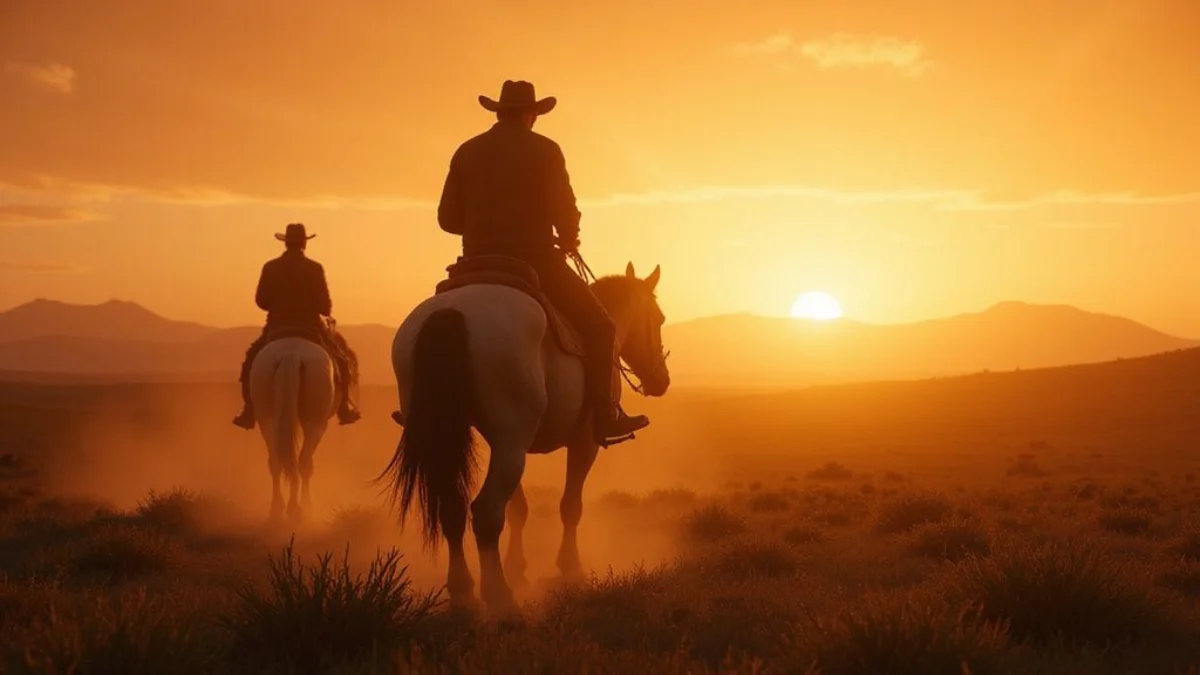 Ilustracija iz video igre Red Dead Redemption 2