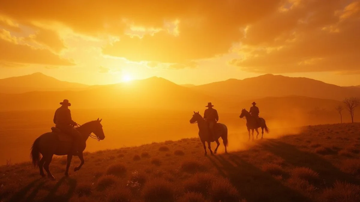 Ilustracija iz video igre Red Dead Redemption 2