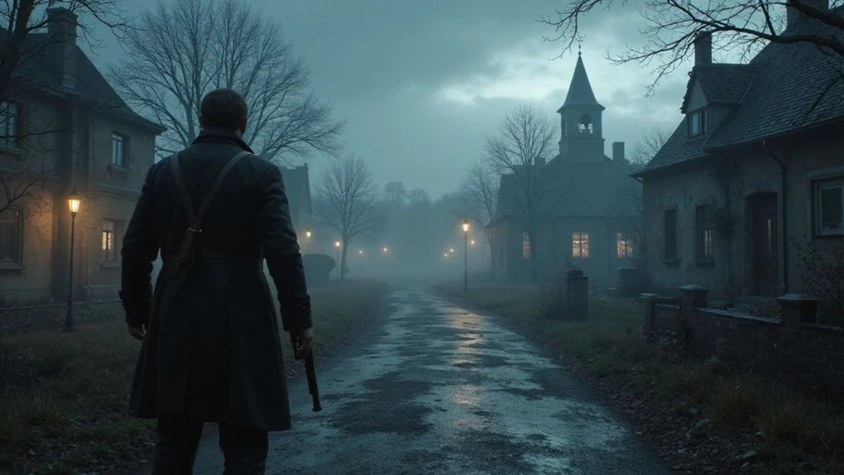 Ilustracija iz video igre Resident Evil 4 Remake