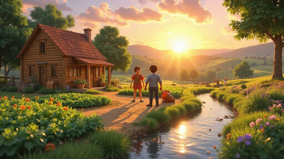Ilustracija iz video igre Stardew Valley