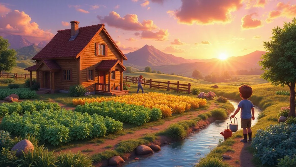 Ilustracija iz video igre Stardew Valley