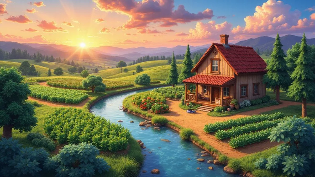 Ilustracija iz video igre Stardew Valley