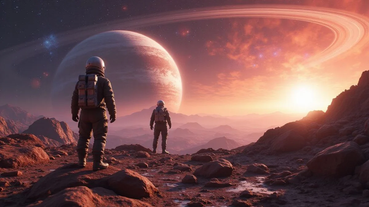 Ilustracija iz video igre Starfield