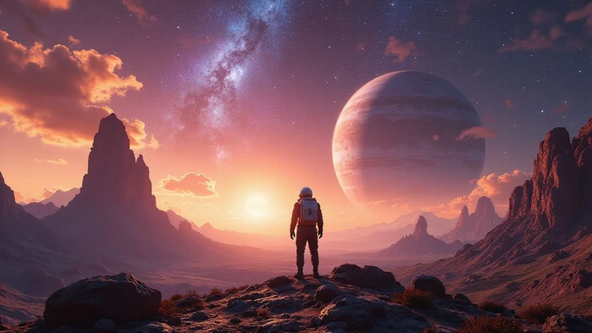 Ilustracija iz video igre Starfield