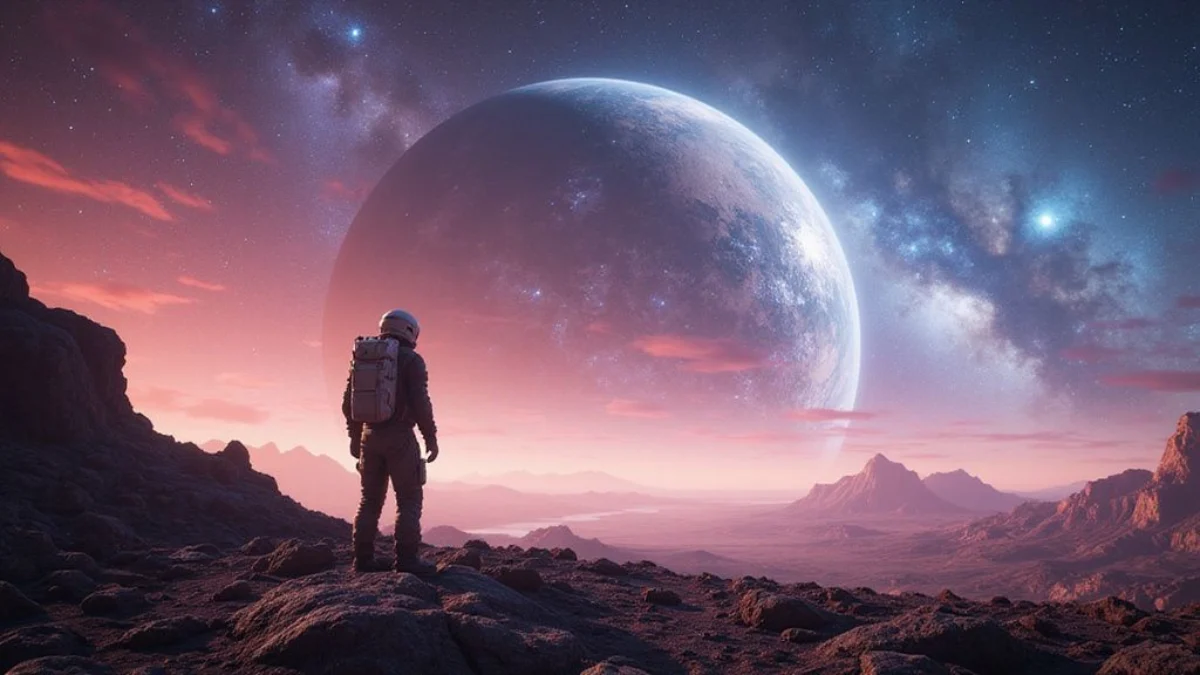 Ilustracija iz video igre Starfield
