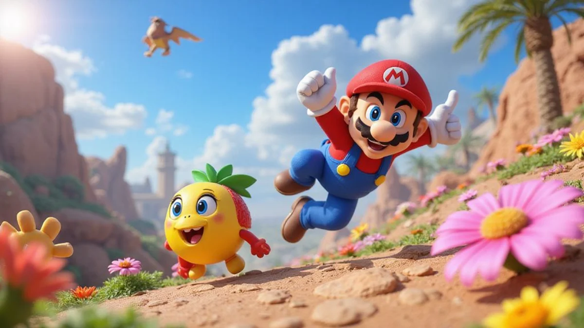 Ilustracija iz video igre Super Mario Odyssey