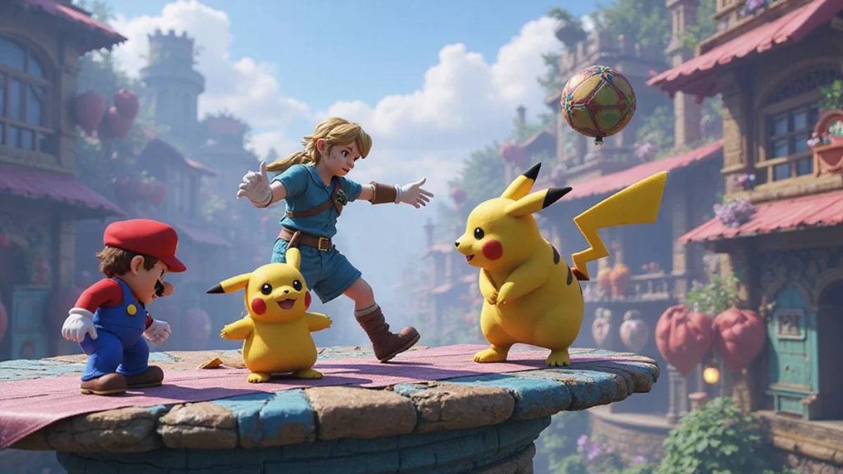 Ilustracija iz video igre Super Smash Bros. Ultimate