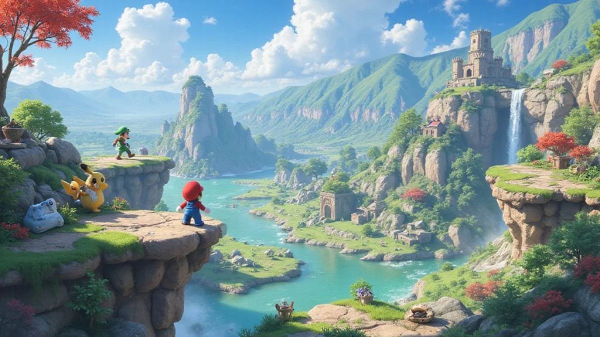 Ilustracija iz video igre Super Smash Bros. Ultimate