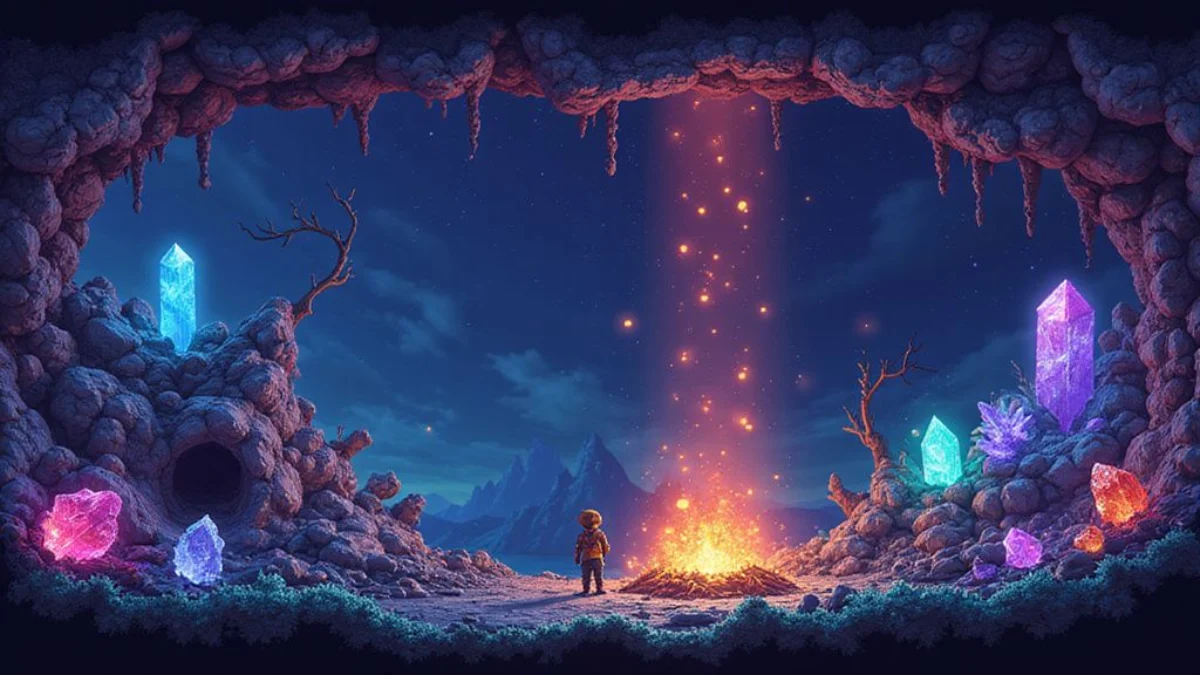 Ilustracija iz video igre Terraria