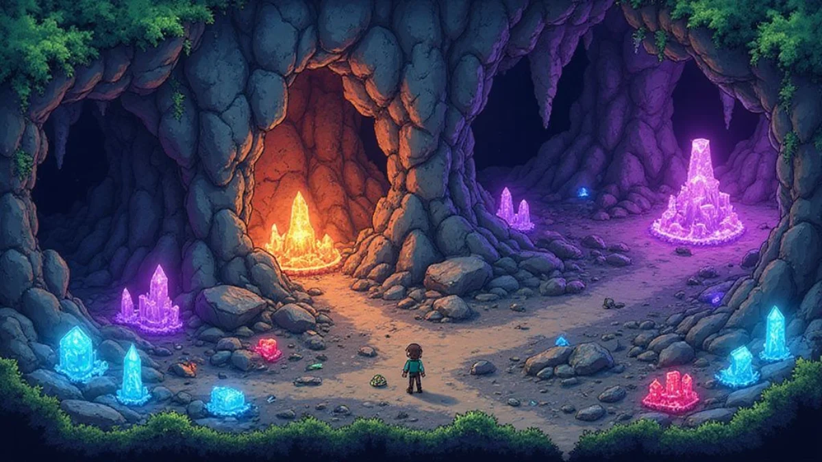 Ilustracija iz video igre Terraria