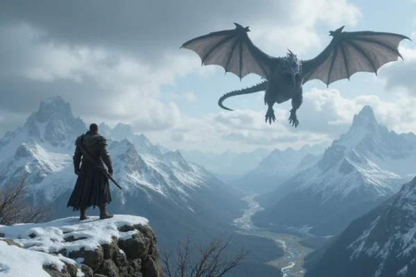 Ilustracija iz video igre The Elder Scrolls V: Skyrim
