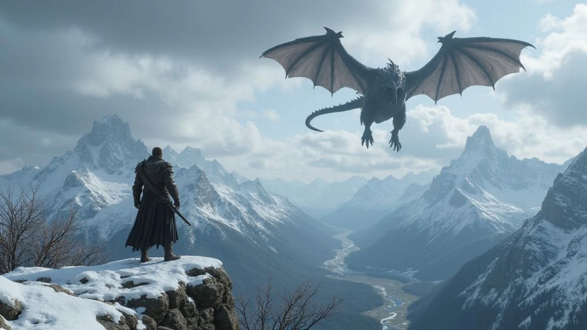 Ilustracija iz video igre The Elder Scrolls V: Skyrim