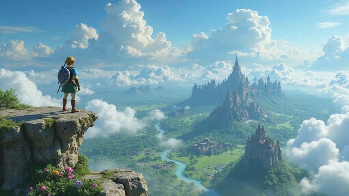 Ilustracija iz video igre The Legend of Zelda: Tears of the Kingdom