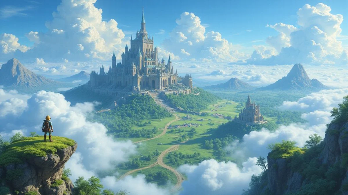 Ilustracija iz video igre The Legend of Zelda: Tears of the Kingdom