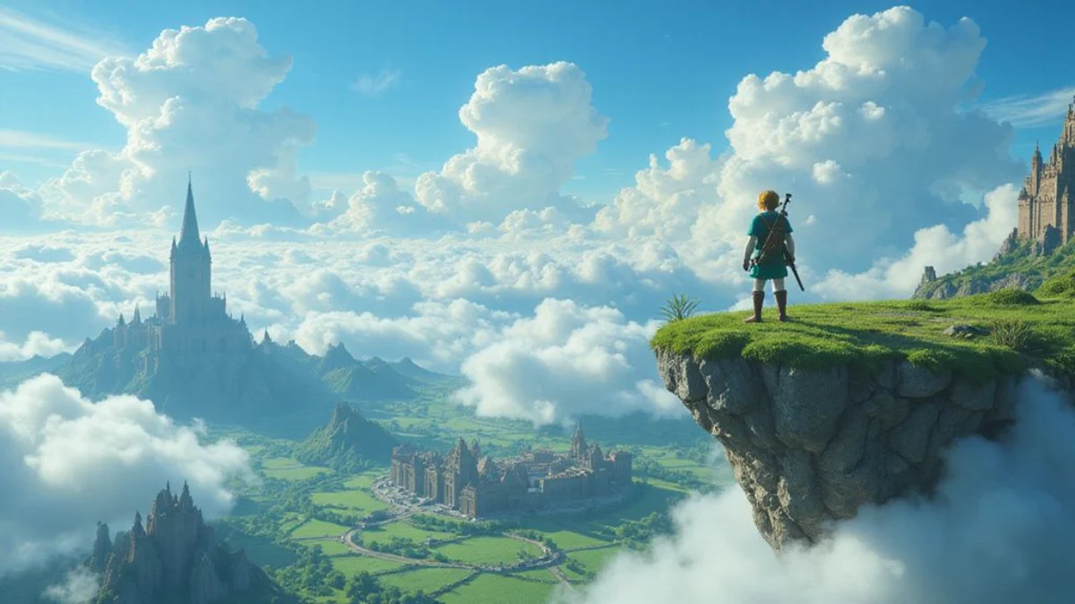 Ilustracija iz video igre The Legend of Zelda: Tears of the Kingdom