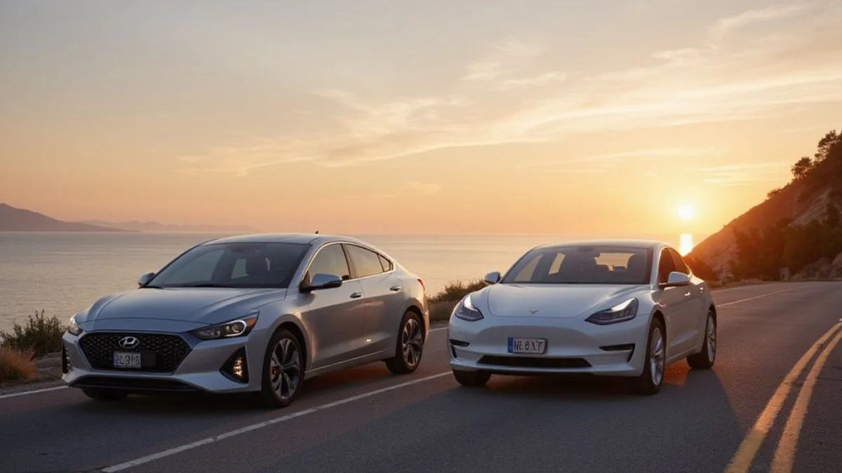 Test i recenzija: Usporedba: Hyundai Ioniq 6 protiv Tesla Model 3