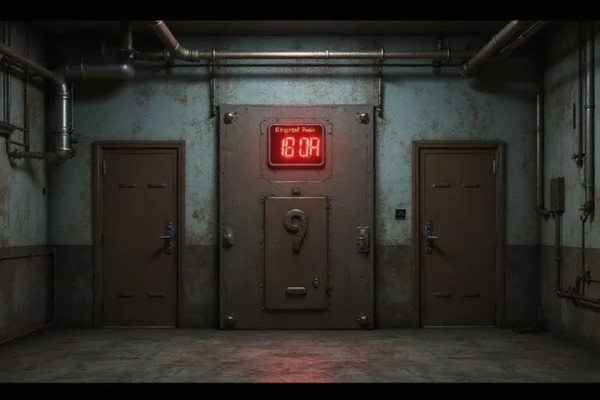 Ilustracija iz video igre Zero Escape: Nine Hours