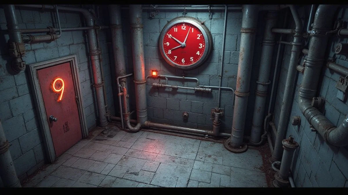 Ilustracija iz video igre Zero Escape: Nine Hours