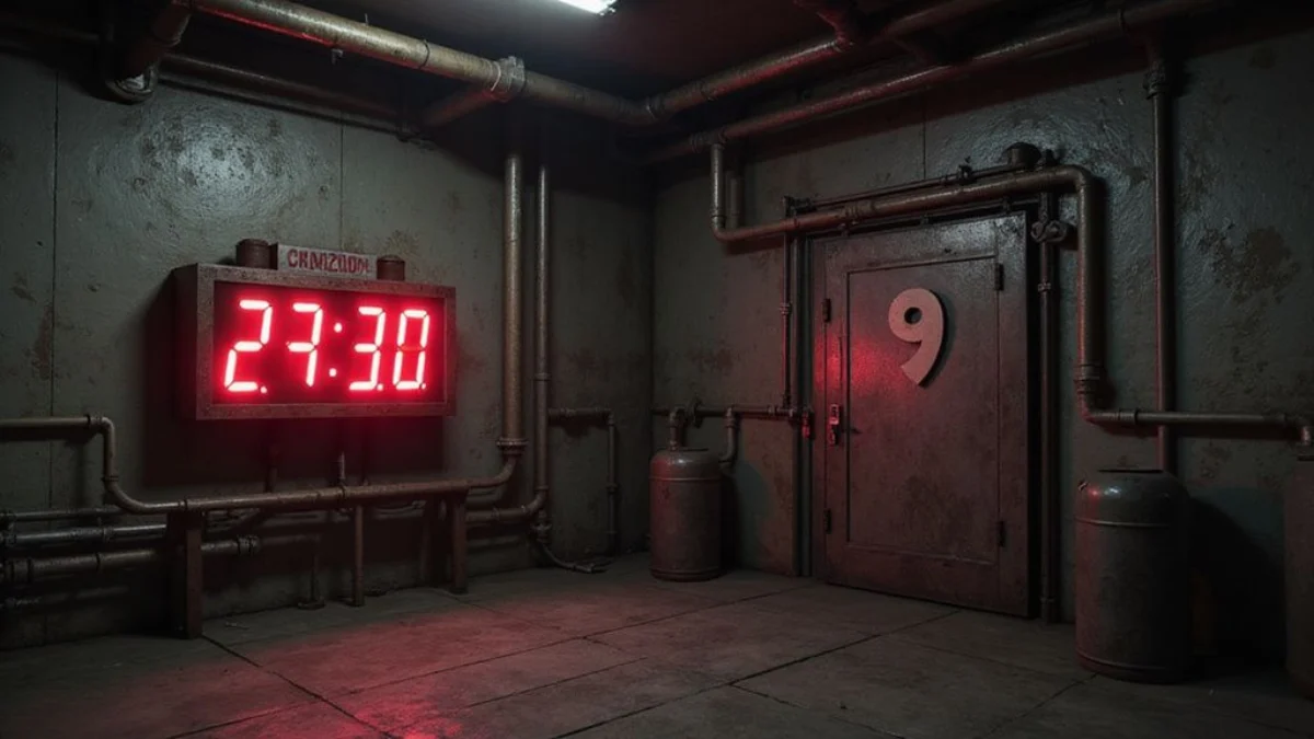 Ilustracija iz video igre Zero Escape: Nine Hours