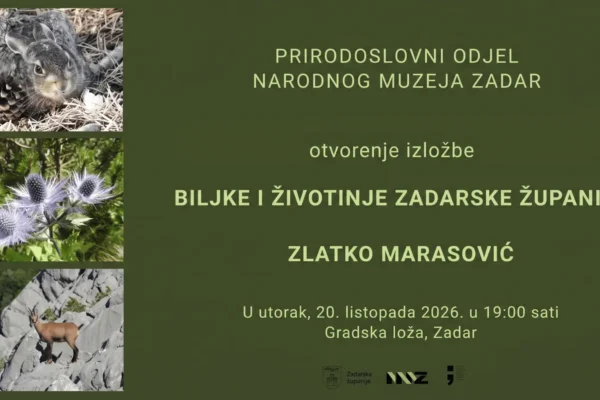 Biljke i životinje Zadarske županije Zlatko Marasović