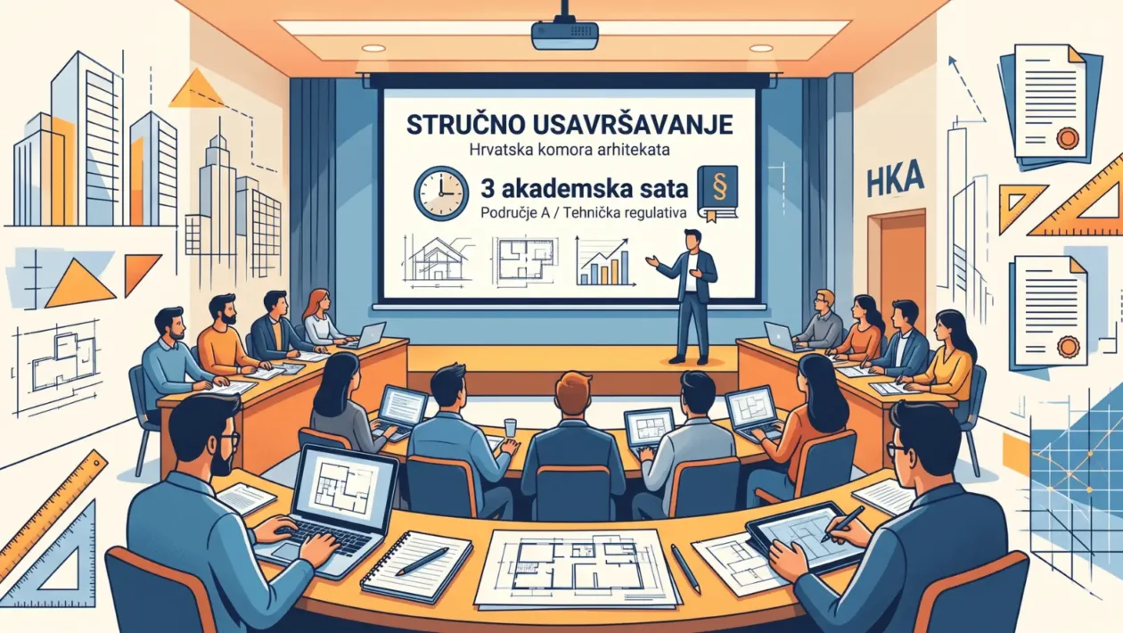 Stručno predavanje arhitekata Hrvatska komora arhitekata
