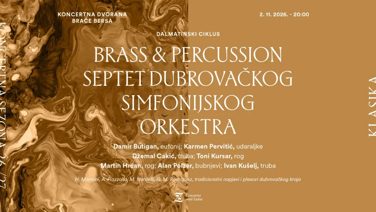 Brass & Percussion Septet Dubrovačkog simfonijskog orkestra na koncertu Od Buenos Airesa do Dubrovnika